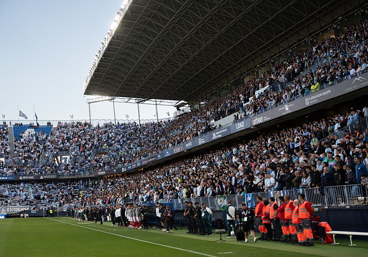 La Rosaleda continúa a la espera de varias reformas pendientes