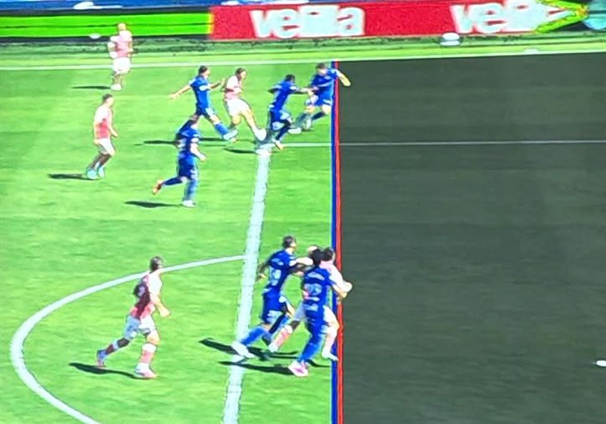 El gol anulado a Dotor por fuera de juego: falló el semiautomático y volvieron las líneas