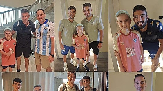 El bonito detalle del Málaga con el pequeño Marcelo