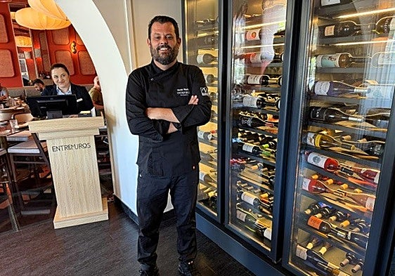 David Piedra dirige la cocina del restaurante Entremuros.