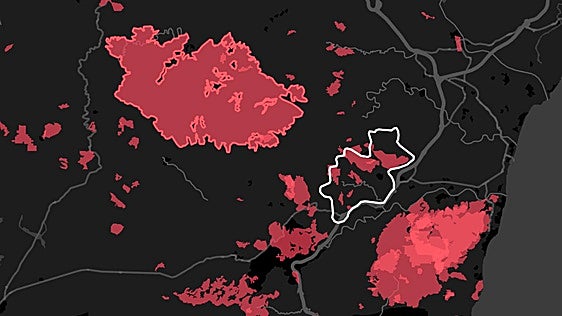 Mapas | El incendio de Los Gallardos se localiza en una de las 'zonas calientes' de Andalucía