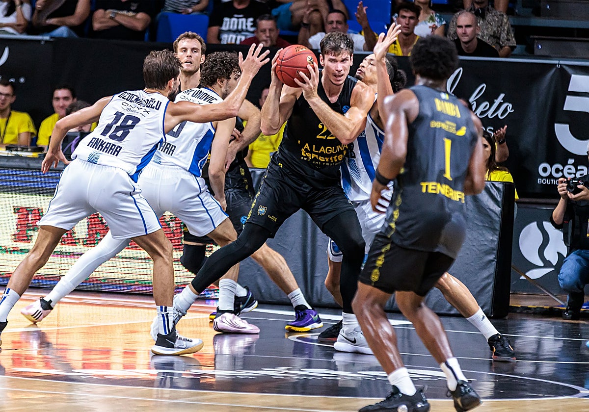 El Tenerife vence al Turk Telekom en la Eurocup antes de medirse al Unicaja