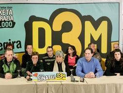 La agrupación D3M, autoproclamada 'abertzale', pide «miles y miles de firmas» para poder presentarse