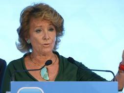 La titular del PP y de la CAM, Esperanza Aguirre./ Efe