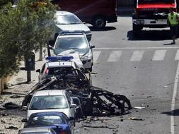 Primeras imágenes del atentado de ETA en Mallorca