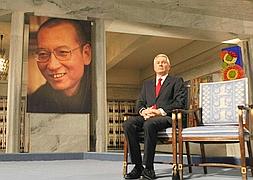 La silla vacía de Liu Xiaobo protagoniza la ceremonia del Nobel de la Paz