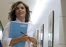 Soraya Sáenz de Santamaría, embarazada