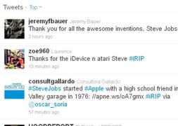 Twitter rinde homenaje a Jobs