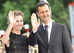 Asma y Bashar el Asad./ Archivo