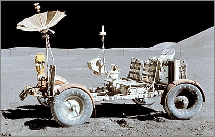 Uno de los tipos de rover que permanece abandonado en la Luna. / Foto: NASA