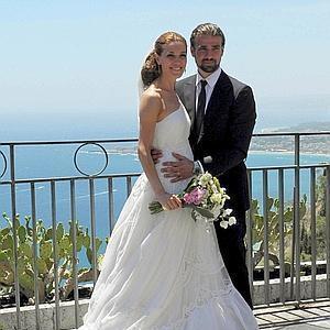 Raquel Sánchez Silva y Mario Biondo, el día de su boda. / Efe