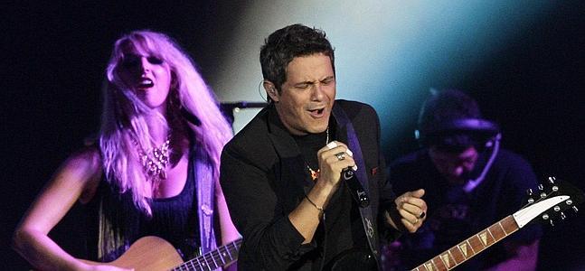 El cantante Alejandro Sanz durante el concierto / Europa Press | Foto: Efe (A. Martín)