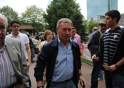 Clemente, en las instalaciones de Ibaigane. / Fernando Gómez (EL CORREO)