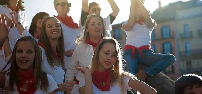 Imagen del #HappyPamplona. / Vídeo: Youtube