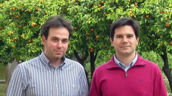 Los investigadores Francisco Martínez y Antonio Morales