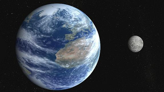 La Luna se formó por la colisión de la Tierra con un astro hace 4.500 millones de años
