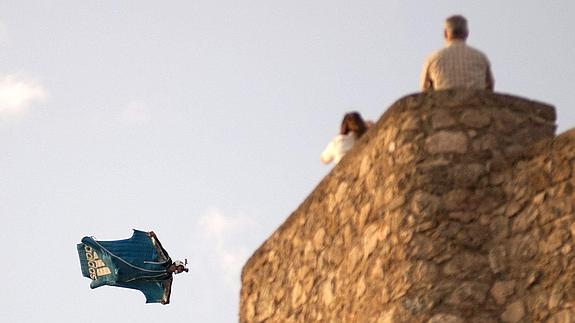 Darío Barrio, en el vuelo que le costó la vida. 