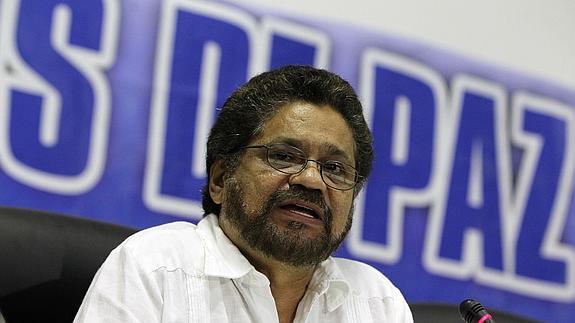 'Iván Márquez', líder del equipo negociador de las FARC. 