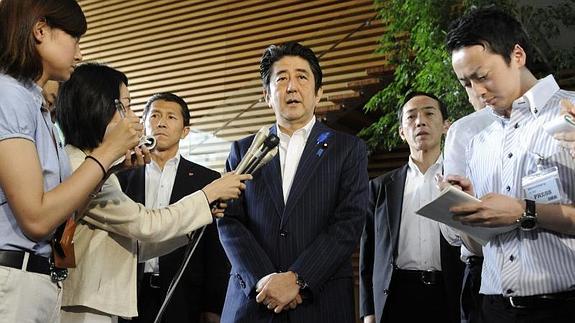 El primer ministro de Japón, Shinzo Abe. 