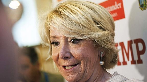 Esperanza Aguirre.