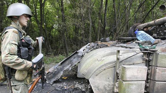 Siguen los combates en Donetsk. 