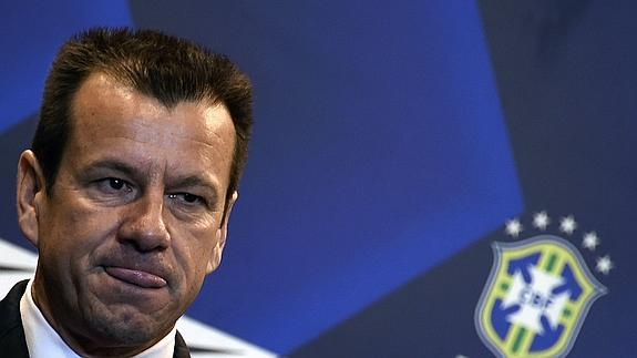 Dunga, durante una rueda de prensa. 