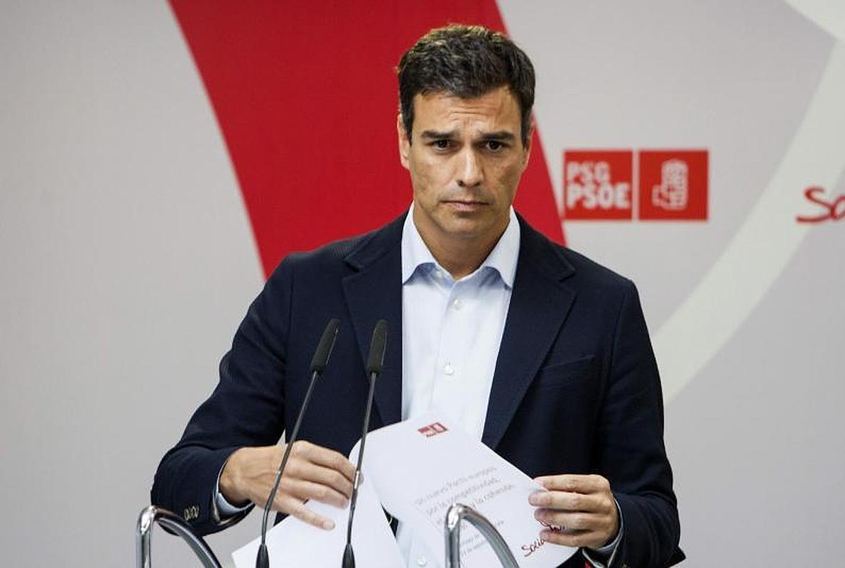 El secretario general del PSOE, Pedro Sánchez. 