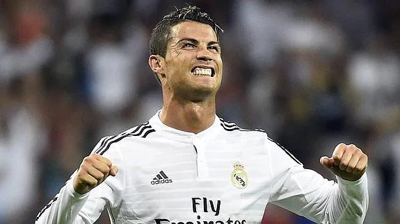 Ronaldo celebra el gol conseguido ante el Córdoba. 
