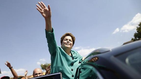 La presidenta brasileña y candidata a la reelección, Dilma Rousseff 