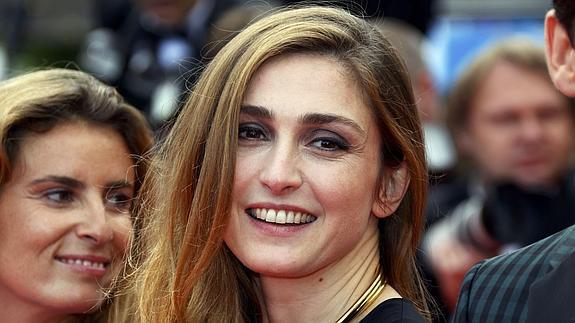 La actriz Julie Gayet