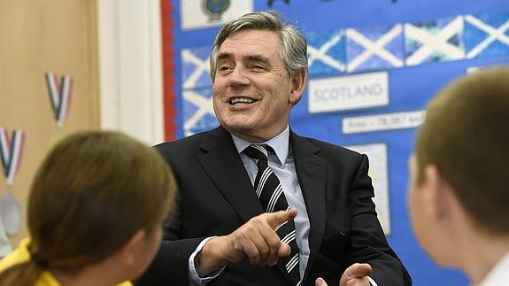 El ex primer ministro británico Gordon Brown.