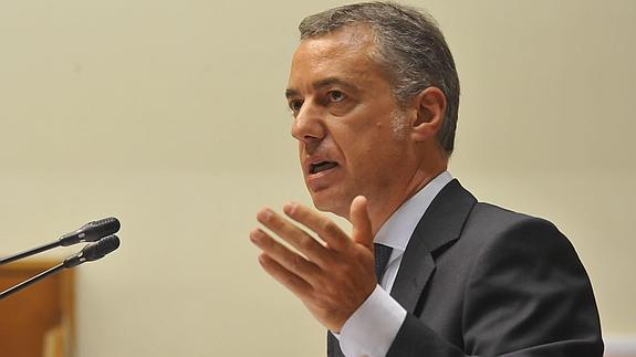 El lehendakari Iñigo Urkullu. 
