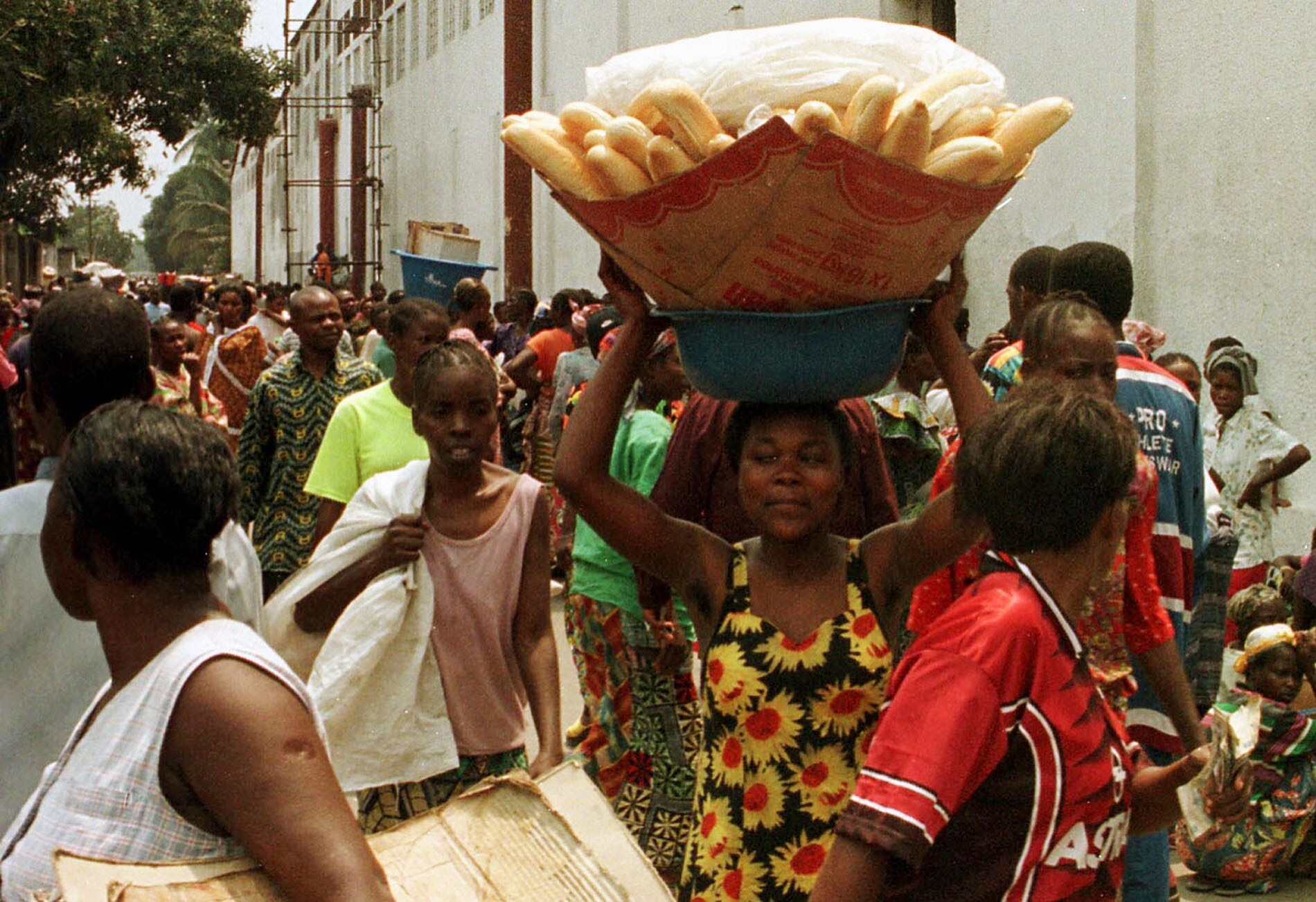 Mercado de Kinshasa. 