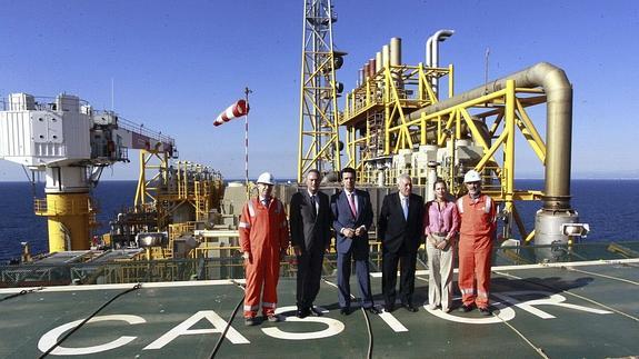 Alberto Fabra, José Manuel Soria y José Manuel García-Margallo en Castor.