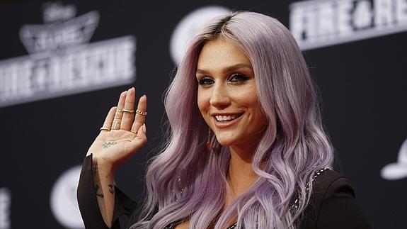 La cantante estadounidense Kesha. 