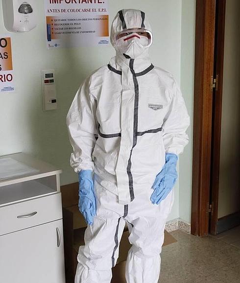 Equipo de protección individual frente al ébola.