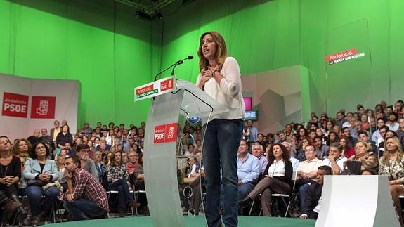 Susana Díaz, en un acto. 