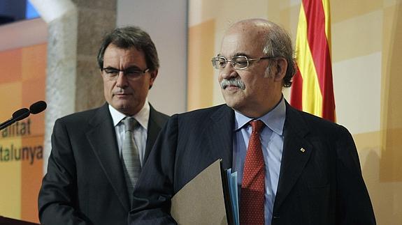 Artur Mas y Andreu Mas-Colell. 