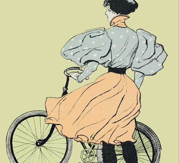 Portada del libro 'Damas en bicicleta' de F. J. Erskine. 