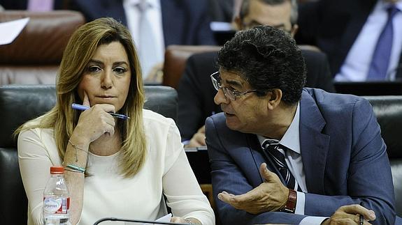 Susana Díaz y Diego Valderas. 