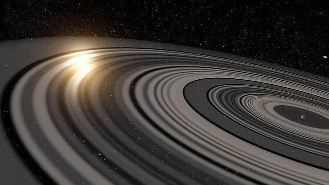 Descubren un exoplaneta con anillos como Saturno y más grande que Júpiter