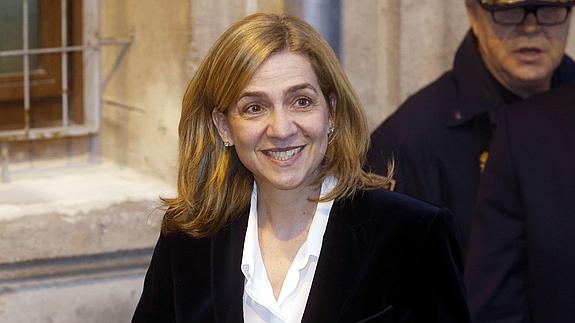 La infanta Cristina. 