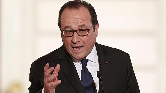 El presidente de Francia, François Hollande. 