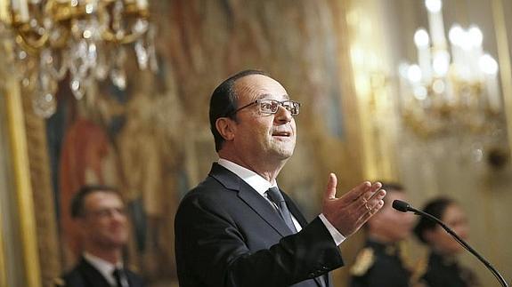 El presidente francés, François Hollande. 