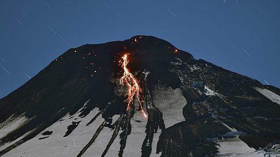 El volcán chileno Villarrica. 