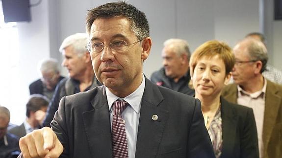 Josep Maria Bartomeu, presidente del Barcelona. 