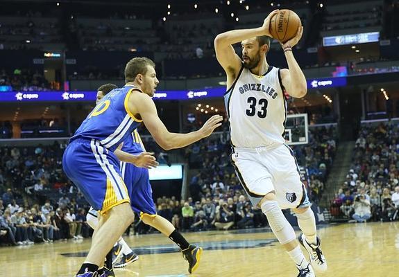 Marc Gasol, durante el partido. 