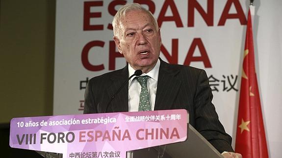 El ministro de Asuntos Exteriores, José Manuel García Margallo. 