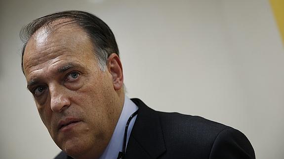 Javier Tebas, presidente de la LFP.  