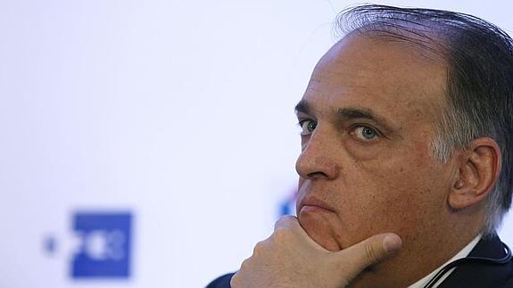 Javier Tebas, presidente de la LFP. 